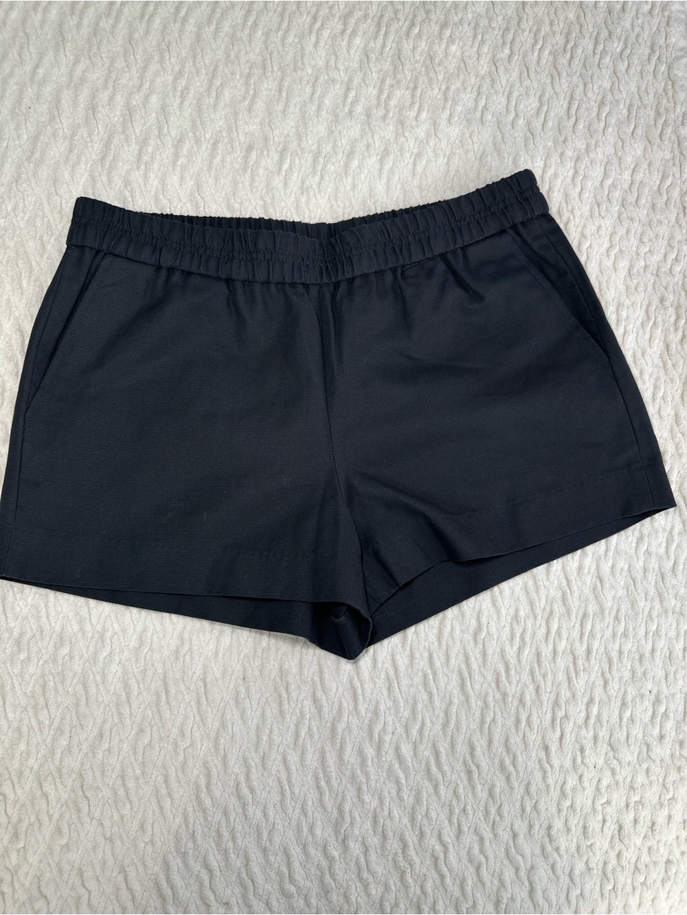 J. Crew Black Athletic Elastic-Waist Shorts
